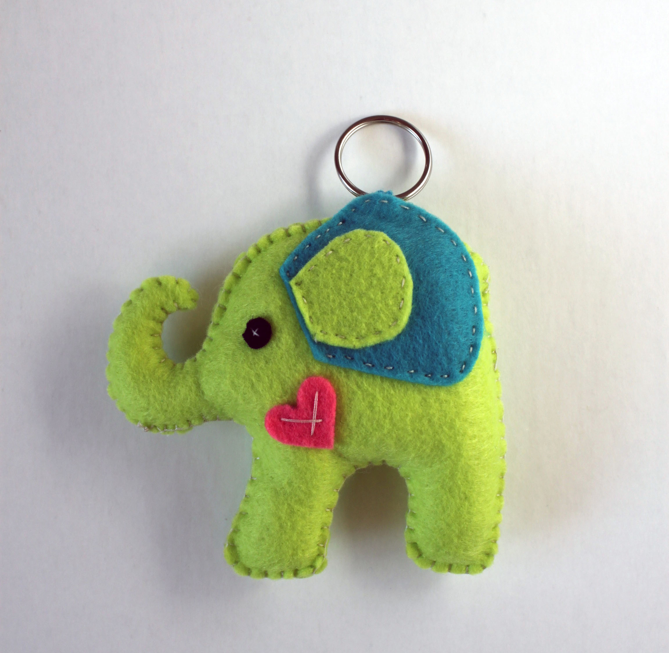 Personalized Felt Keychain With Your Choice Of Text No. 1 Grandma